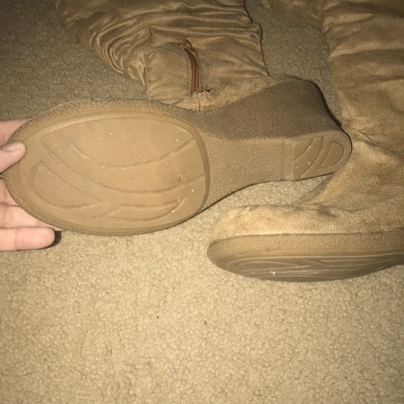 Bamboo Tan boots fur uppers - Picture 5 of 5